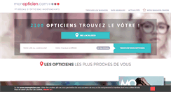 Desktop Screenshot of monopticien.com